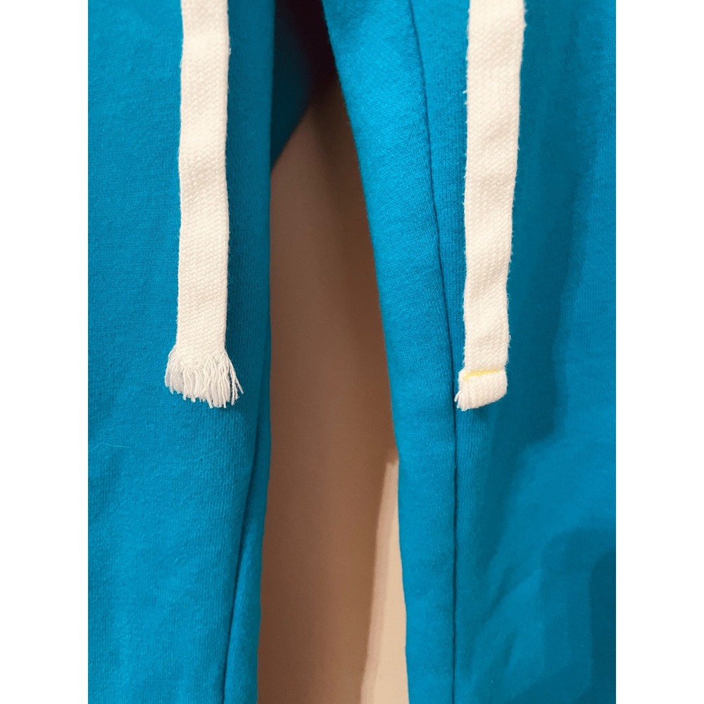 Aeropostale Vtg Y2K Teal Blue Aero Athl Div A87 Wide Leg Sweatpants Size L - Picture 4 of 7